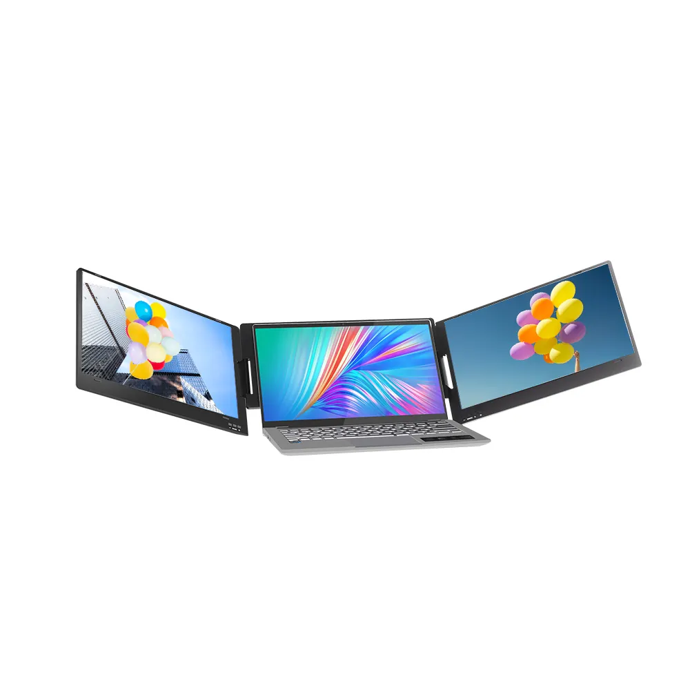 Factory OEM Triple Laptop Screen Extender Dual 14 Inch 1080P